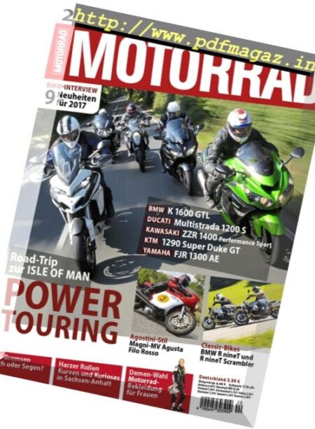 Motorrad – 16 September 2016 Cover