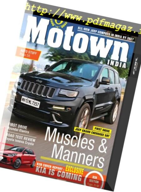 Motown India – October 2016 Cover