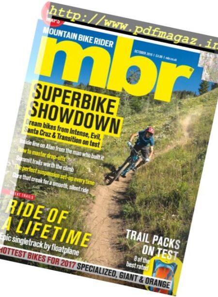 Mountain Bike Rider – October 2016 Cover