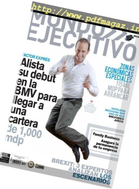 Mundo Ejecutivo – Agosto 2016 Cover