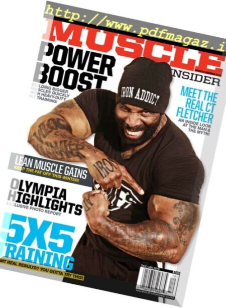Muscle Insider – December 2014 – January 2015 Cover