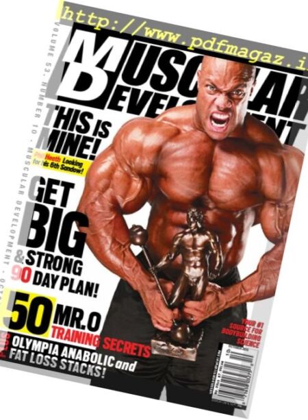Muscular Development – October 2016 Cover