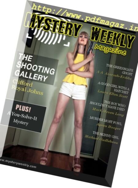 Mystery Weekly – September 2016 Cover