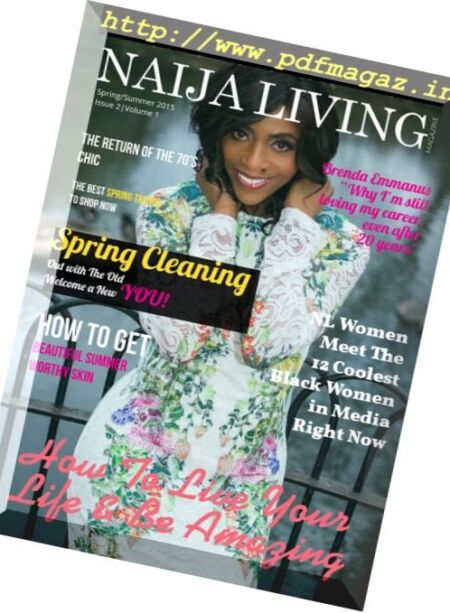 Naija Living Magazine – Spring-Summer 2015 Cover