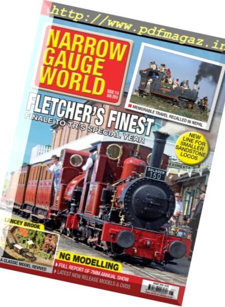 Narrow Gauge World – August 2016 Cover