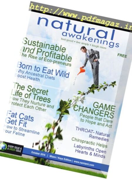Natural Awakenings Miami – October 2016 Cover