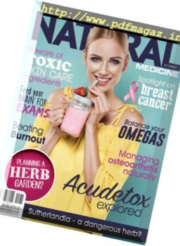 Natural Medicine – October 2016