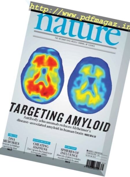 Nature Magazine – 1 September 2016 Cover