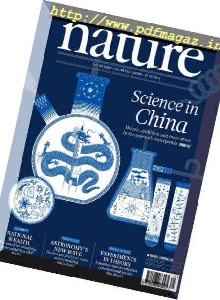 Nature magazine – 23 June 2016 Cover