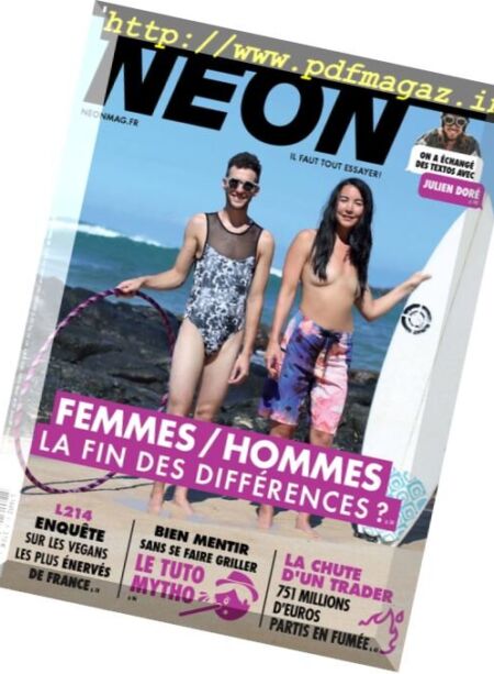 Neon – Octobre 2016 Cover