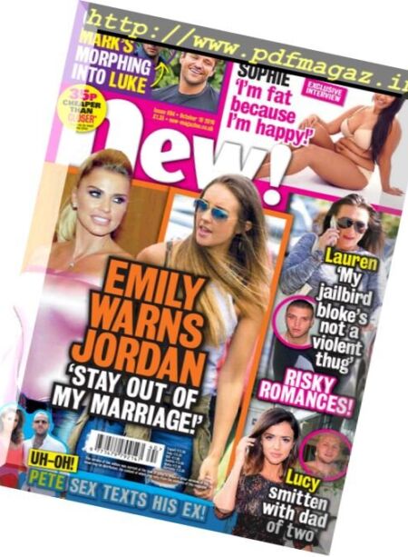 New! Magazine – 10 October 2016 Cover