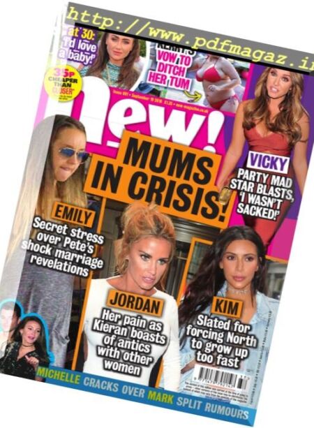 New! Magazine – 19 September 2016 Cover
