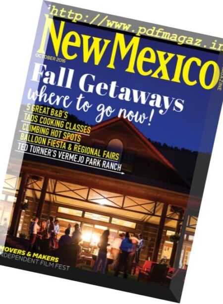 New Mexico Magazine – October 2016 Cover