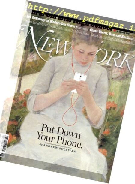 New York Magazine – 19 September 2016 Cover