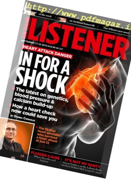 New Zealand Listener – 17 September 2016 Cover