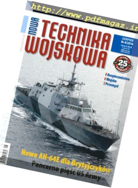 Nowa Technika Wojskowa – N 8, Sierpien 2016 Cover