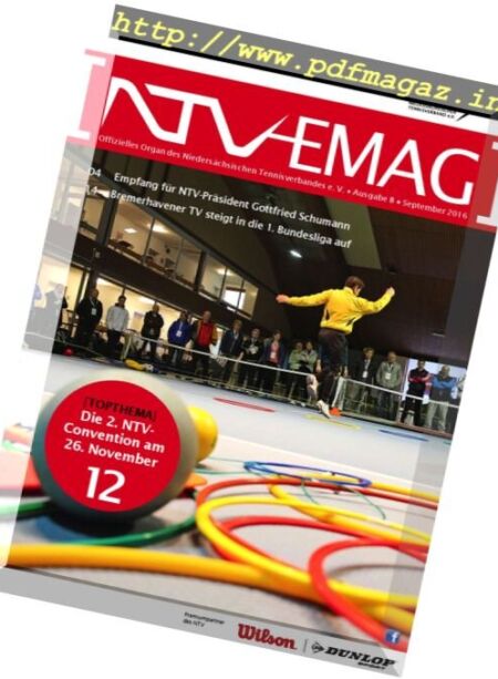 NTV emag – September 2016 Cover