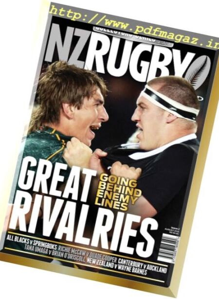 NZ Rugby World Collectors’ Series – Issue 2, August 2016 Cover