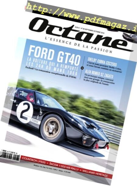 Octane France – Septembre-Octobre 2016 Cover