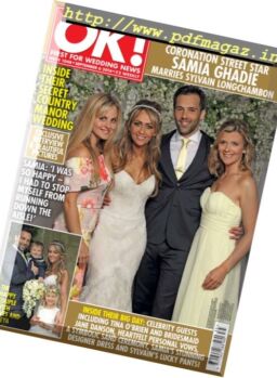 OK! First for Wedding News – 6 September 2016