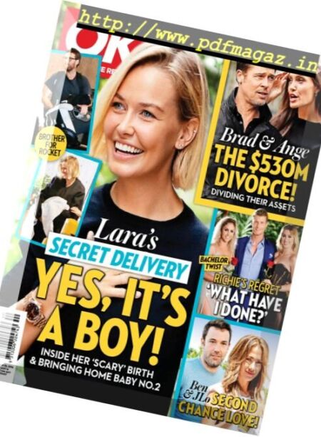 OK! Magazine Australia – 26 September 2016 Cover