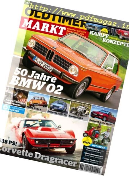 Oldtimer Markt – September 2016 Cover