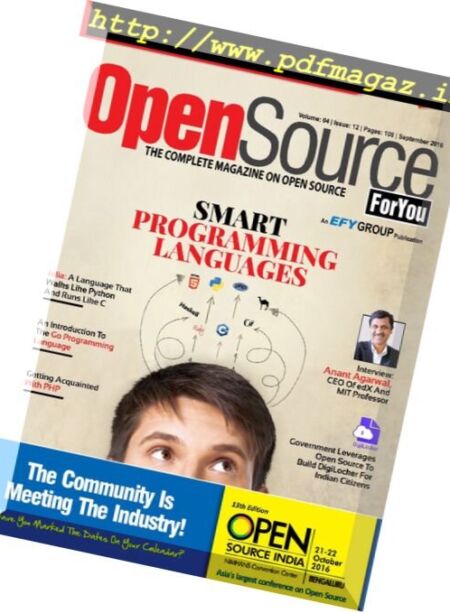 Open Source For You – September 2016 Cover
