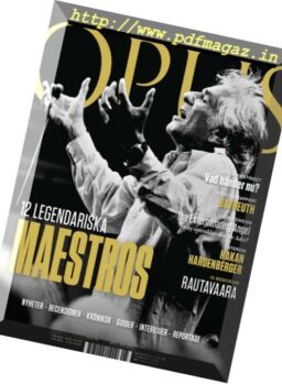 Opus – Nr.70, September-Oktober 2016