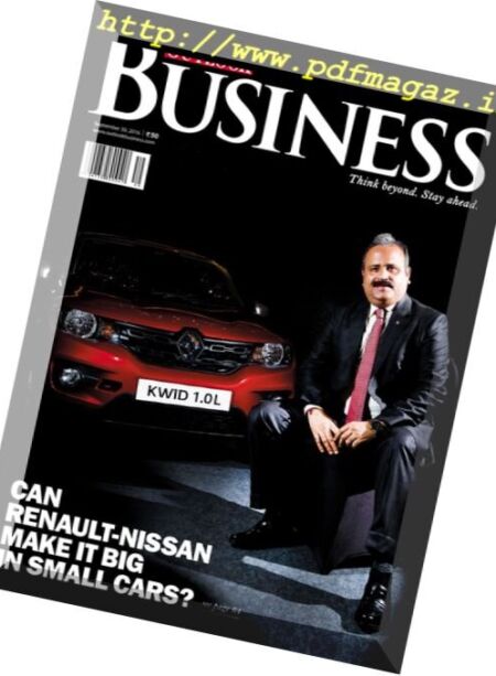 Outlook Business – 30 September 2016 Cover