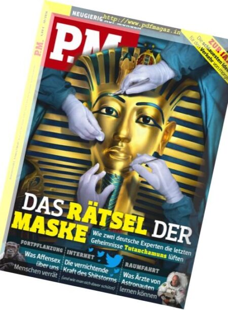 P.M. – Oktober 2016 Cover