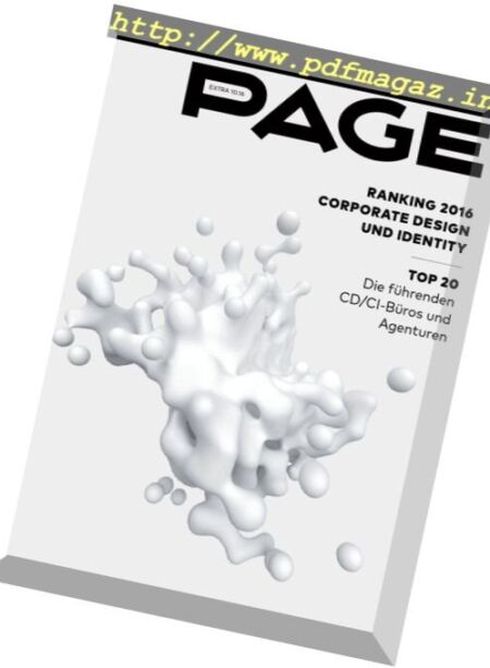 Page Extra – Nr.10 2016 Cover