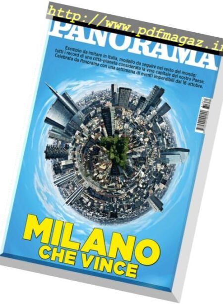 Panorama – 12 Ottobre 2016 Cover