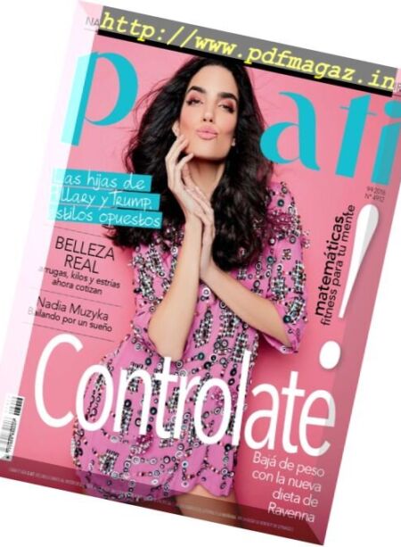 Para Ti Argentina – 9 Septiembre 2016 Cover