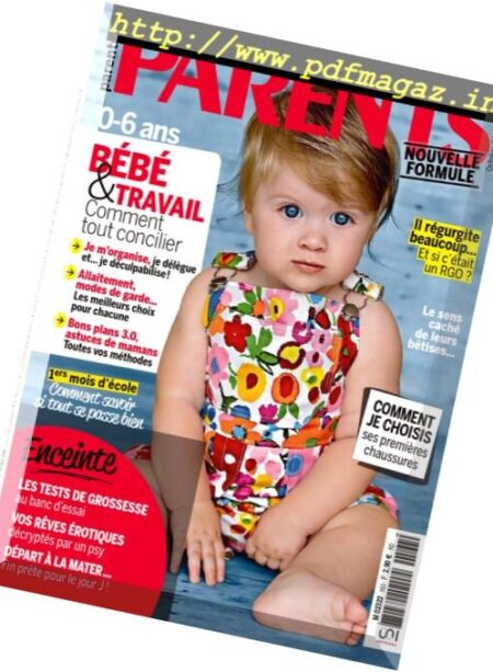 Parents France – Octobre 2016 Cover