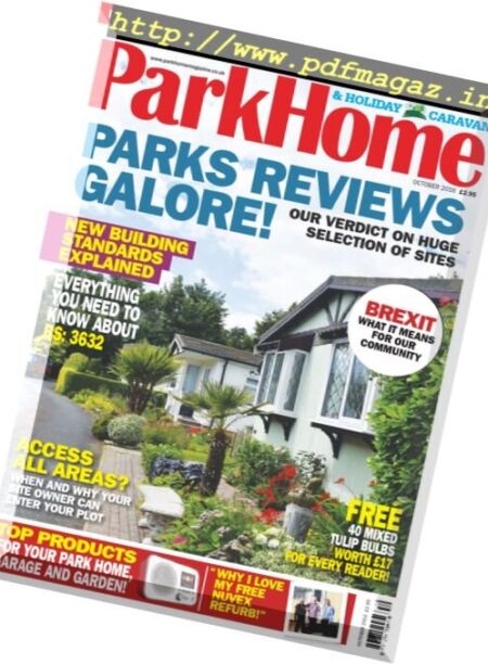 Park Homes & Holiday Caravan – October 2016 Cover