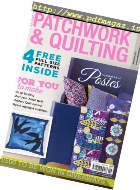 Patchwork and Quilting – September 2016 Cover