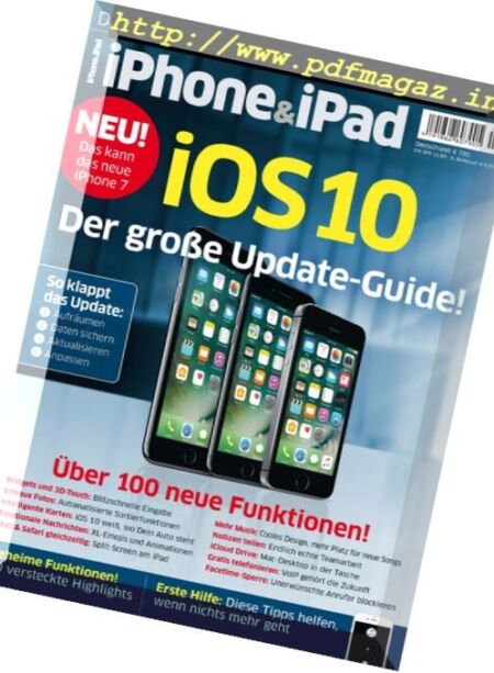 PC-Welt Sonderheft iPhone & iPad – Nr.1, Oktober-Dezember 2016 Cover