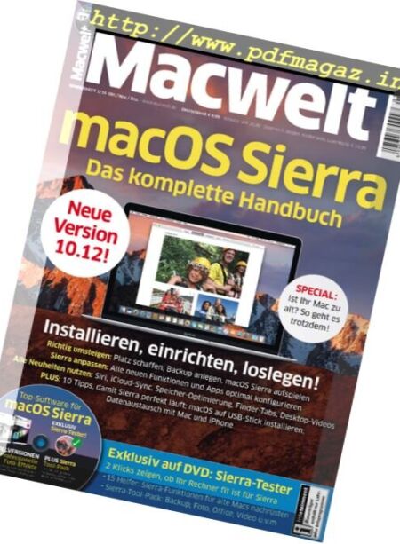 PC-Welt Sonderheft Macwelt – Nr.1, Oktober-Dezember 2016 Cover