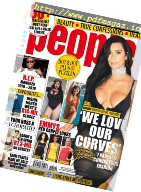 People South Africa – 30 September 2016 Cover