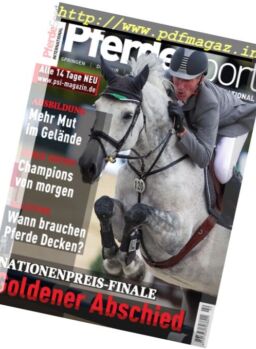 Pferdesport International – 8 Oktober 2016