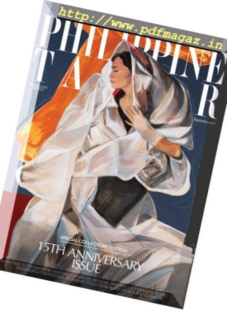 Philippine Tatler – September 2016 Cover
