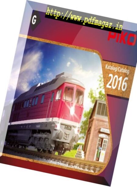 Piko – G Catalog 2016 Cover