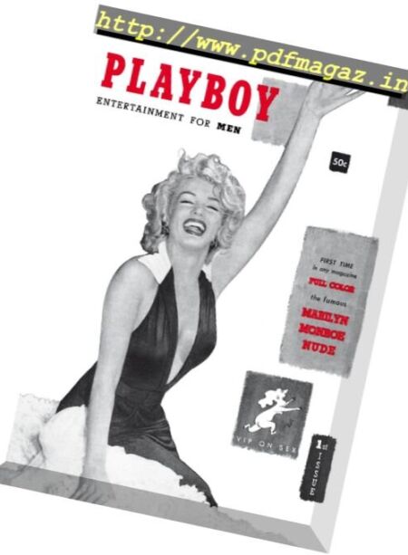 Playboy’s First Magazine – December 1953 Marilyn Monroe, Playboy Enterprises Cover