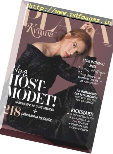 Plaza Kvinna – September 2016 Cover