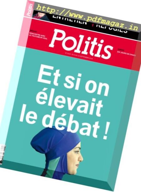 Politis – 8 au 14 Septembre 2016 Cover