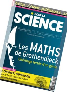 Pour la Science – Septembre 2016