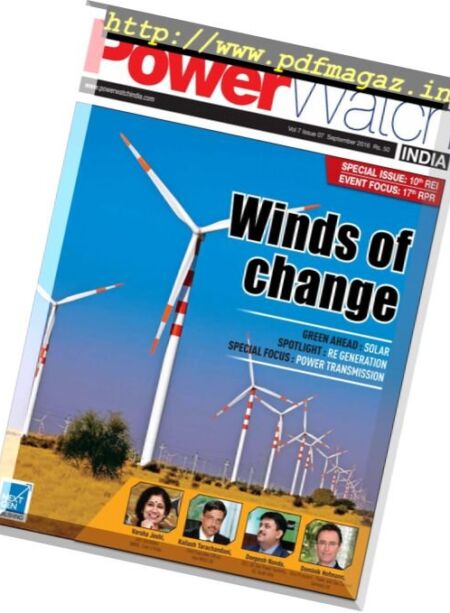 Power Watch India – September 2016 Cover