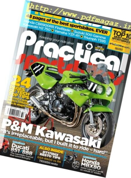 Practical Sportsbikes – October 2016 Cover
