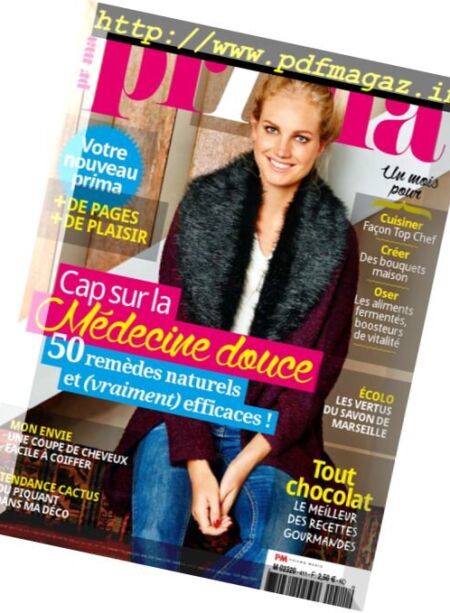Prima France – Novembre 2016 Cover