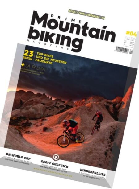 Prime Mountainbiking – Juli 2016 Cover